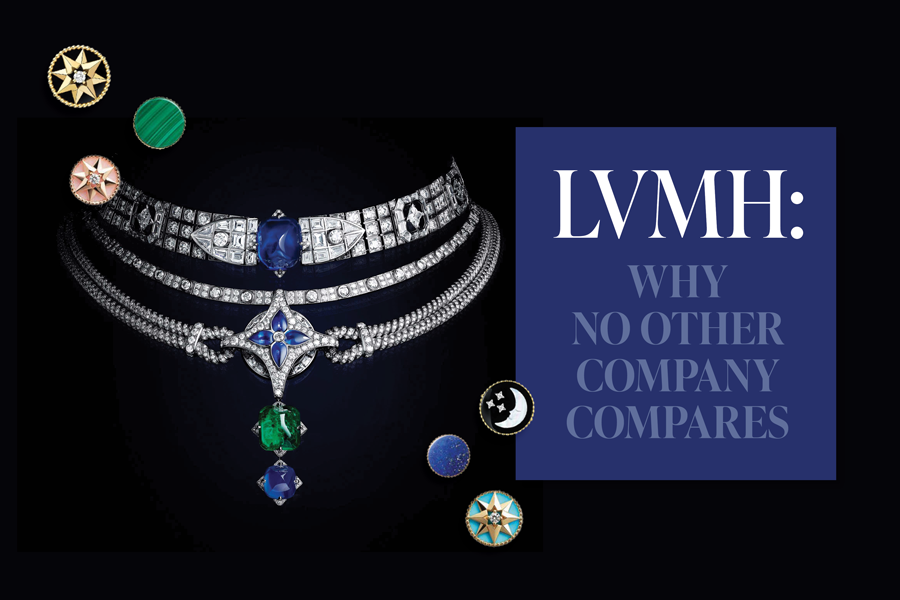 French conglomerate Moët Hennessy Louis Vuitton (LVMH) has perfected the luxury equation. Image: Louis Vuitton High Jewellery 'Bravery' 2021 Campaign; Dior Joaillerie