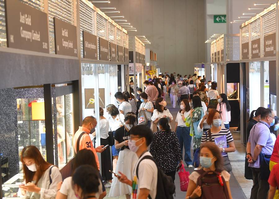 The jewellery shows were the first organised by the Hong Kong Trade Development Council since the start of the pandemic in early 2020. 