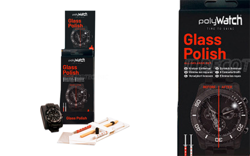 The polyWatch glass polish set.