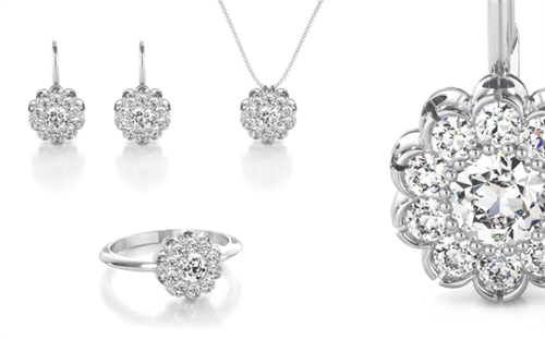 World Shiner’s new range of Italian-made jewellery with old-cut diamonds.