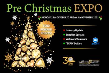 Nationwide Jewellers is once again holding its virtual Pre-Christmas Expo stock event for members.