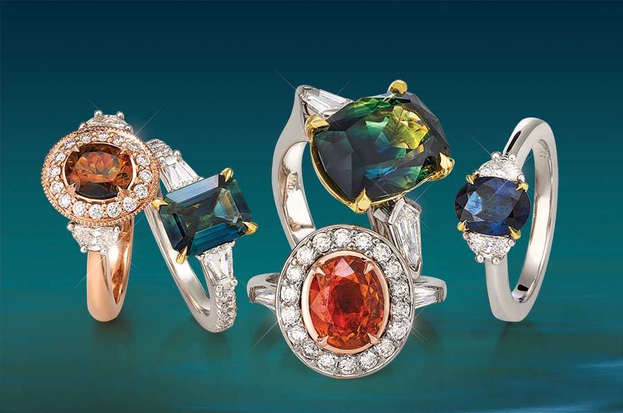 Sapphire Dreams – a branded collection of jewellery and loose gemstones – showcases the beauty and colour range of Australian sapphires.