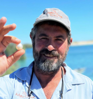 Robert Banfield, chairman and marine biomedical partner of Willie Creek Pearls 