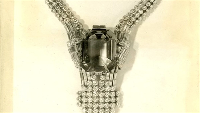 World’s Fair Necklace from 1939 was when The Empire diamond first made its original Tiffany & Co. debut. Image: Tiffany & Co.