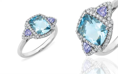 Aquamarine ring by Mark Mcaskill.