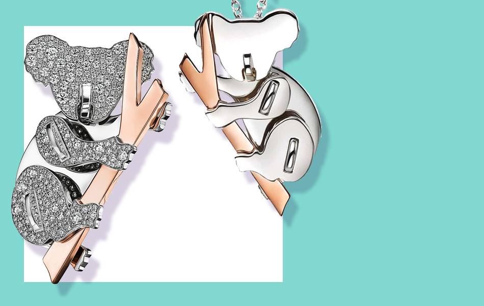 100 per cent of profits from the sales of Tiffany and Co's koala pendants will be donated to the Wildlife Conservation Network to protect Australian koalas.