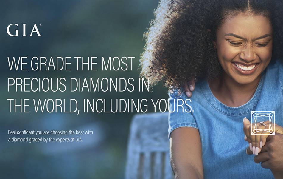 The Gemological Institute of America's new consumer-targeted marketing campaign is set to run across the United States, China and India. Image: GIA