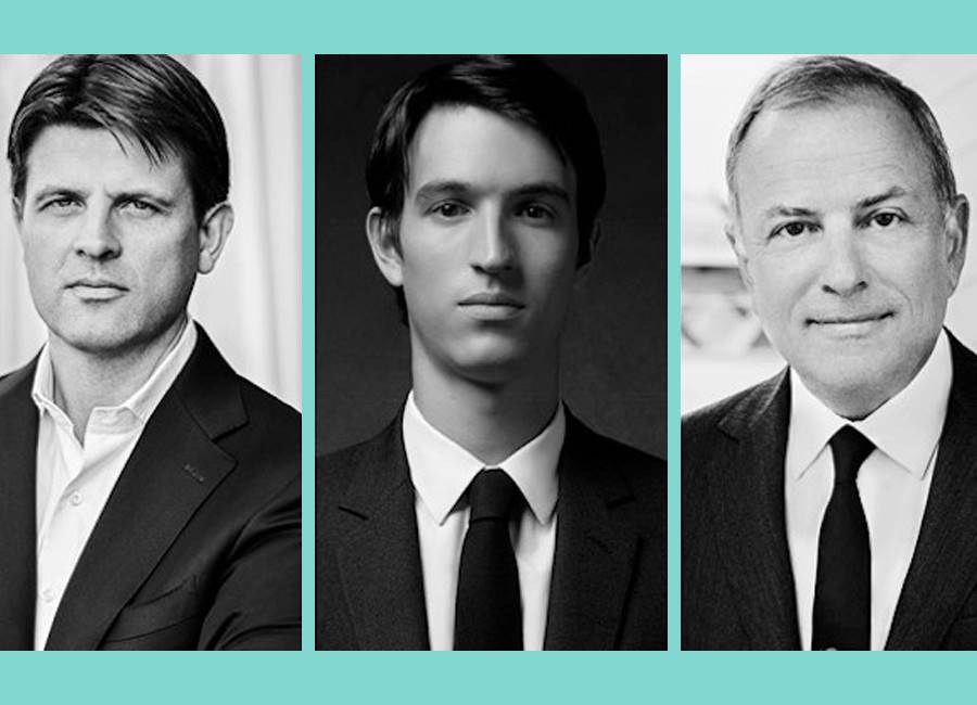 Following its successful acquisition of Tiffany & Co., LVMH has appointed (from left) Anthony Ledru, Alexandre Arnault, and Michael Burke to lead the company. Image: WWD