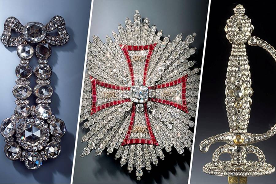 The stolen loot worth €1 billion included the famed 49-carat Dresden White Diamond, which was discovered in India and bought by Saxony's royal family in the 18th century, the breast star of the Polish Order of the White Eagle that belonged to the King of Poland and a diamond-set sword.