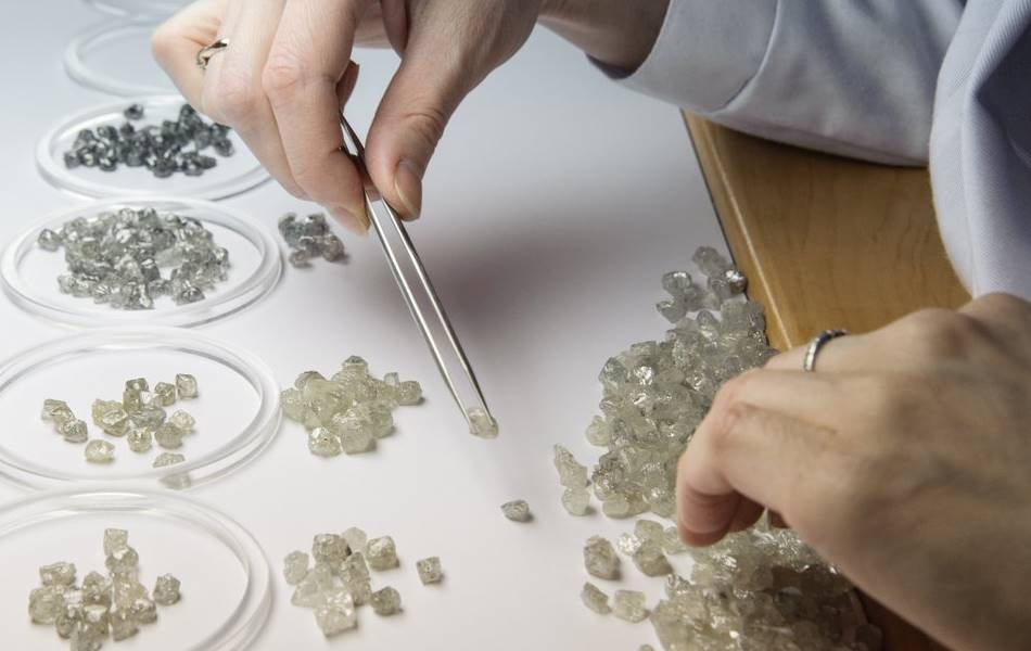 Alrosa's full-year diamond production also rose by 8 per cent (32.4 million carats) compared with the same period in 2020 (30 million carats), due to increased output volume from the mine’s V. Munskoye and Nyurba Division deposits. Image: Alrosa