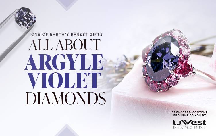 For every 500 or more pink diamonds unearthed, only one would emerge as violet. And of all the violets discovered, less than five per cent are considered fully-saturated violets, and classified as BL3, the deepest violet classification.