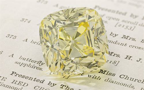 It was first sold for £GBP 10,000 ($AUD17,583) to London jeweller SJ Phillips and auctioned for the second time in 1973 for CHF1.8 million ($AUD2.57 million) in Geneva.