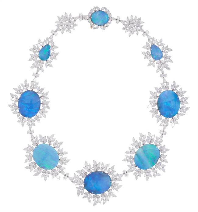 Constellation Collier, featuring opals and diamonds – Tom Mac