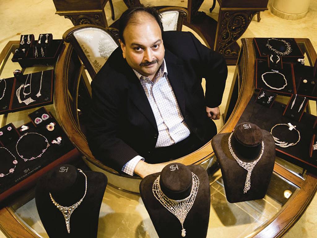 Mehul Choksi at one of his Mumbai-based Gitanjali Gems jewellery retail outlets. Image: Forbes India / Vikas Khot