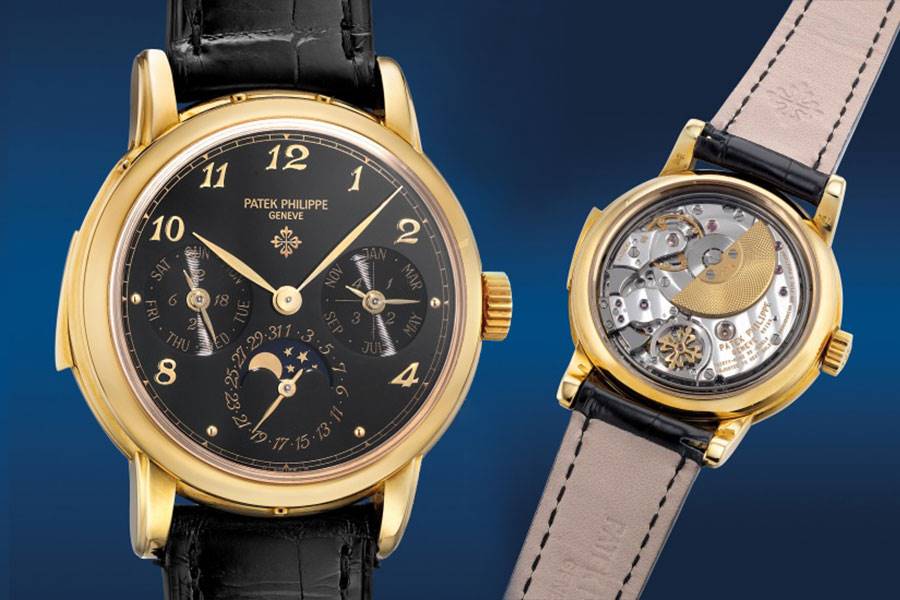 Launched in 1989, this rare Patek Phillipe was considered one of the most technically sophisticated watch of the time.