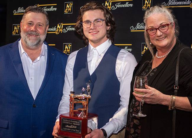 Nationwide Jewellers Apprentice of the Year – Haab Designer Jewellers | Gary Fitz-Roy, Ezekiel Maxwell Torrents, Judy Cameron