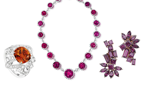 Above: Piaget; Stephen Silver Fine Jewelry; Dior Below: Selim Mouzannar; Sunita Nahata