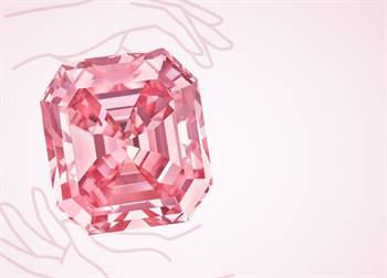 The allegedly stolen 13.15-carat fancy vivid pink diamond was pulled from Christie's recent auction and was estimated to be $25 - $35 million.