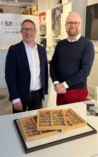 Both from strong business and retail backgrounds, Jono Gelfand and Mikkel Monberg have headed Trollbeads Australia. Image: RetailBiz, Emily Bencic