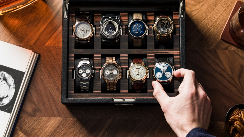 Addressing investors, US financial services company Morgan Stanley issued a warning against pursuing profit via the collection of luxury watches such as Rolex, Patek Phillipe, Audemars Piguet, TAG Heuer and Omega, among others. Image: WatchBox