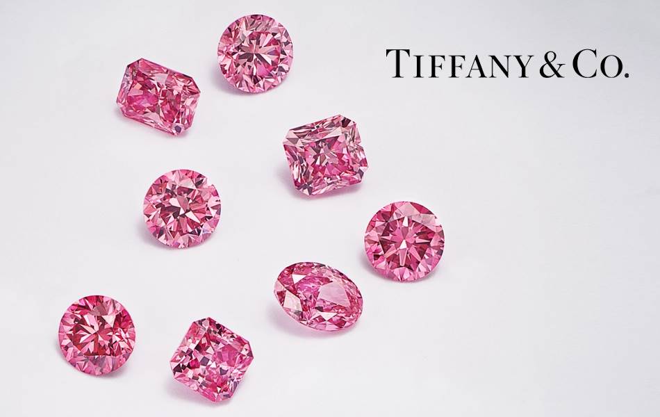 35 fancy colour diamonds of varying shades including pink, purple and red were exchanged for an undisclosed amount. The deal has been described as Tiffany & Co’s ‘largest single purchase’ of the year. Image: Tiffany & Co.