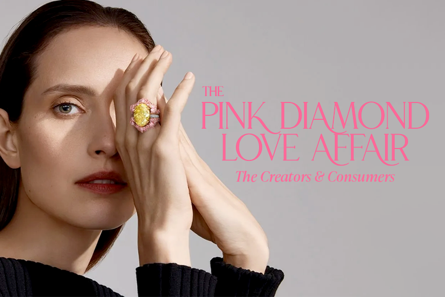 Pink diamonds are the rarest of the rare. Of the 15 million carats of diamond rough extracted annually from the Argyle mine, fewer than one per cent were pink. | Source: Musson x Glajz, The Diavik Midnight Sun