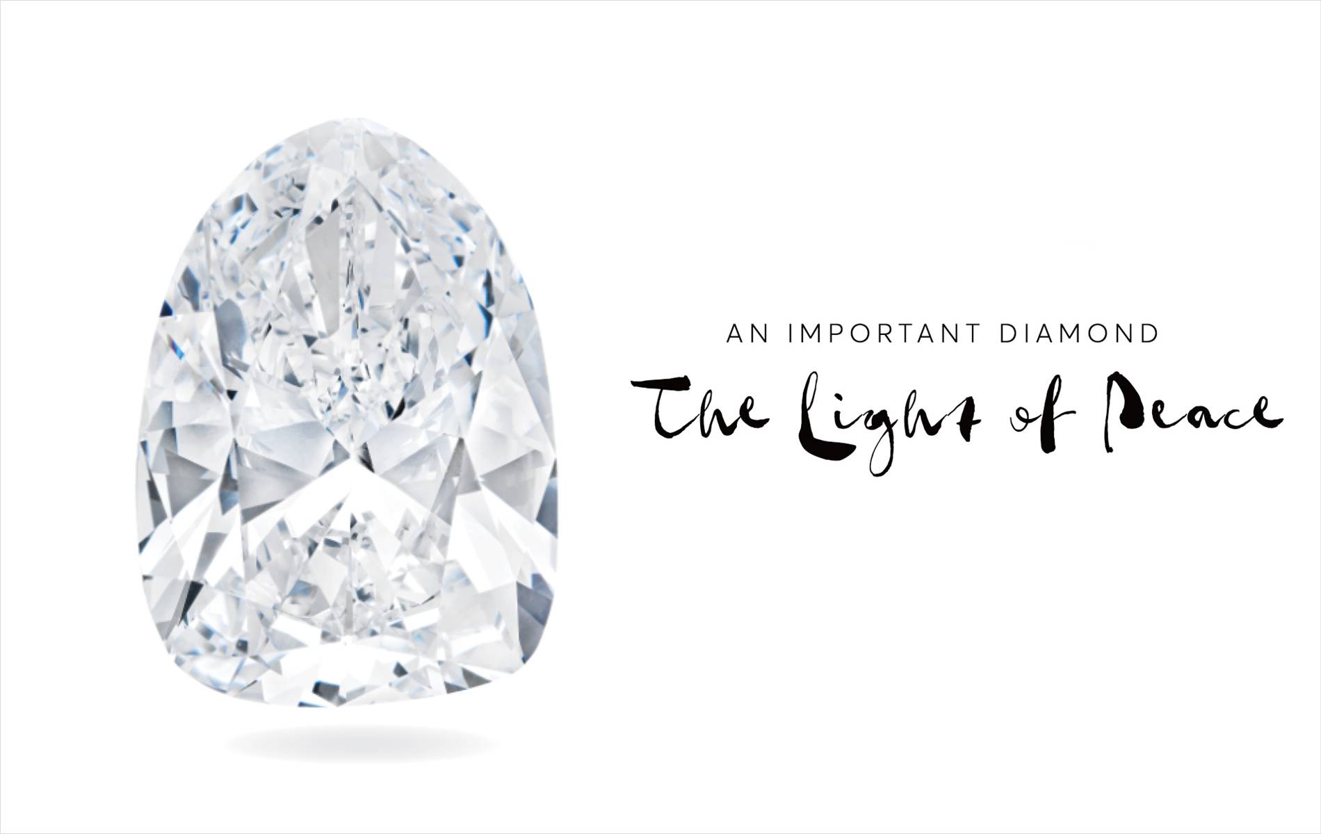  The 126-carat internally flawless diamond was expected to return at least $US15 million, falling narrowly short of its pre-sale estimate. | Source: Christie's