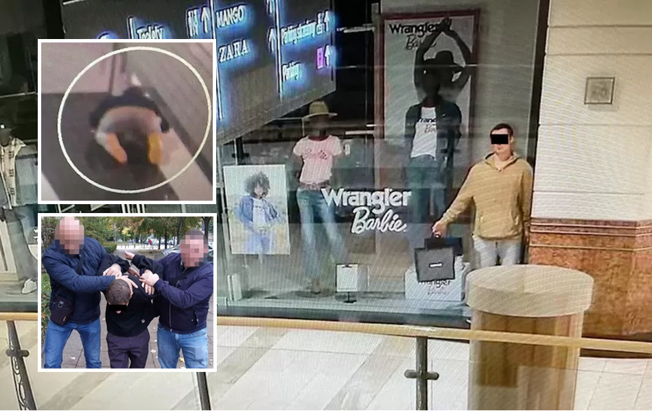 A 22-year-old man in Poland has been charged with theft after allegedly posing as a window mannequin for two hours during a daring burglary. | Source: BBC News