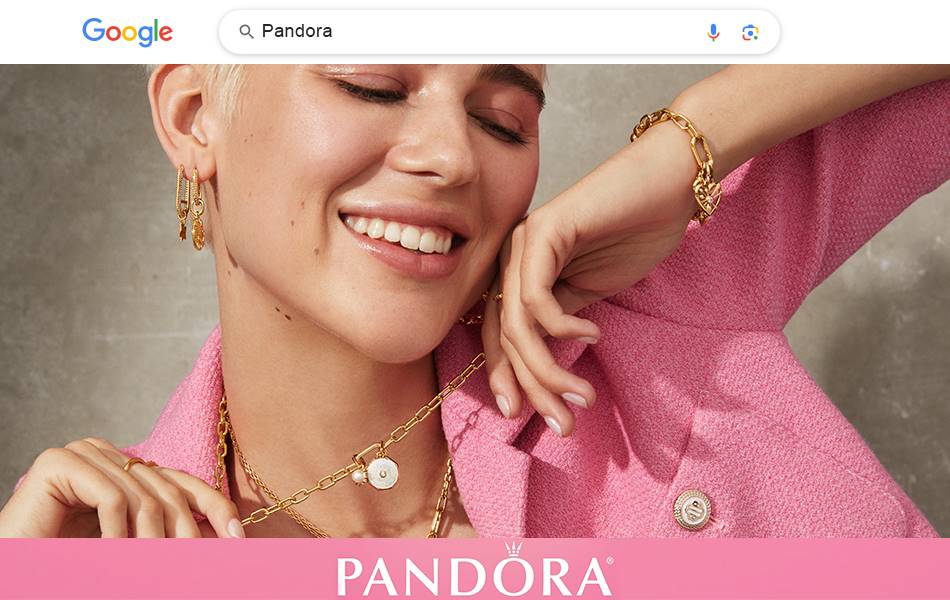 A new study into consumer trends online has revealed that Pandora is the world’s most-searched jewellery brand. | Source: Pandora