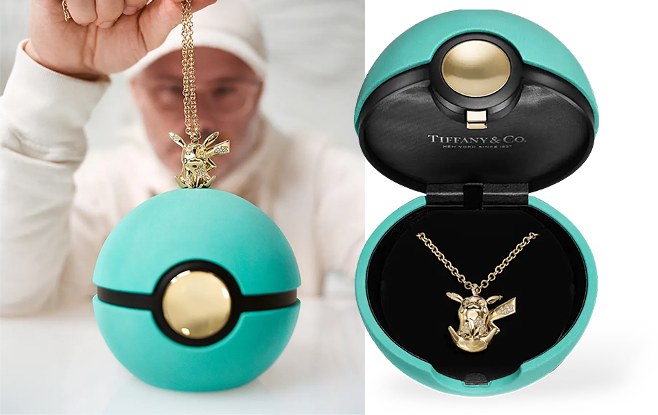 Tiffany & Co has put the finishing touches on an unusual new collaboration, releasing a new jewellery collection created alongside the Japanese media franchise Pokémon. | Source: Tiffany & Co