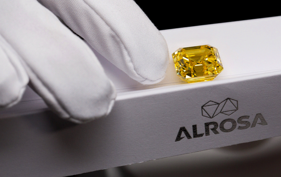 Alrosa, as well as CEO Pavel Marinychev, have been added to the Official Journal of the European Union as people and entities whose funds and economic resources are to be frozen. | Source: Bloomberg