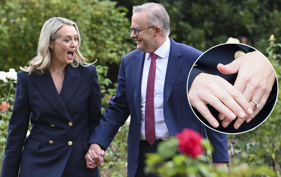 In an unusual first for Australian politics, Prime Minister Anthony Albanese announced his engagement to partner Jodie Haydon on Valentine’s Day. | Source: Daily Telegraph