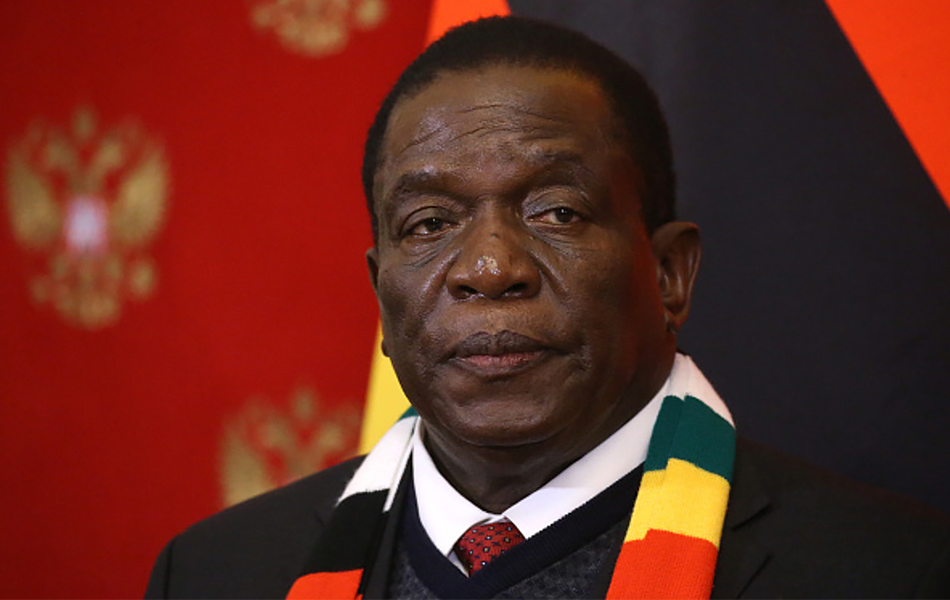 The US government has sanctioned Zimbabwe President Emmerson Mnangagwa amid allegations of corruption, which includes gold and diamond smuggling. | Source: Getty Images