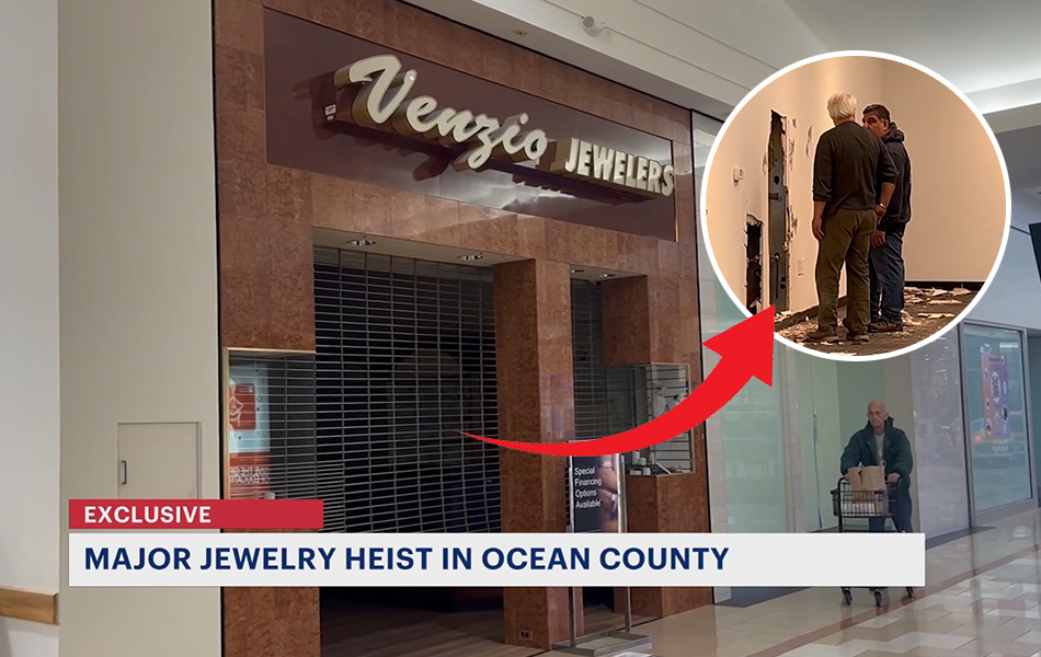 Police in the US are searching for suspects responsible for a $1 million heist from a jewellery store in New Jersey. | Source: News12