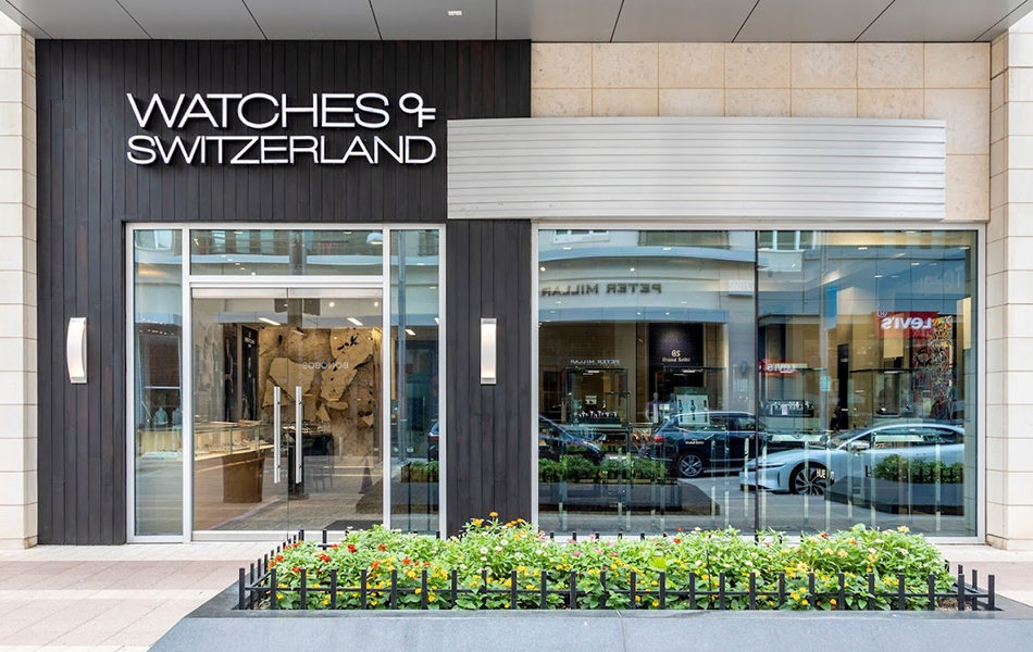 Watches of Switzerland has ended the financial year on a positive note, reporting double-digit sales increases in the US in the fourth quarter. | Source: Legacy West