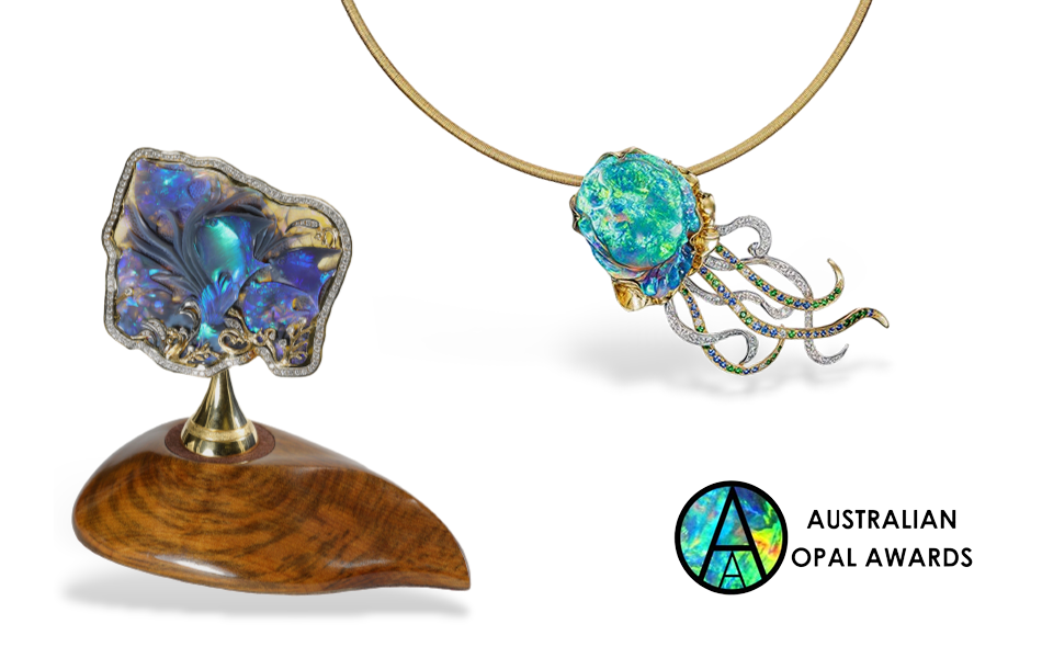 There are just six weeks to go until entries close for the Australian Opal Awards, a jewellery and carving competition. | Source: AOA