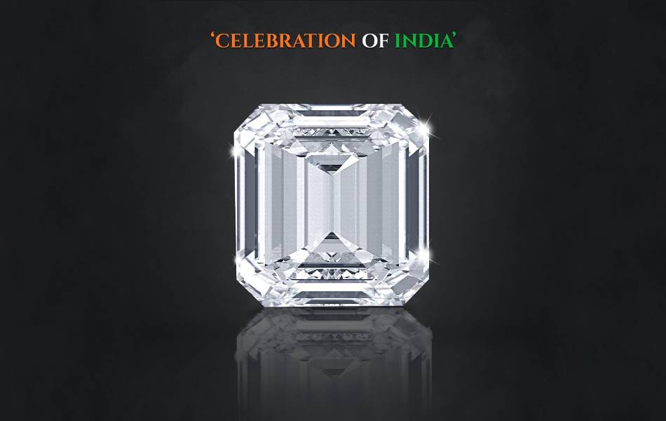 The International Gemological Institute (IGI) has graded a 75.33-carat square-emerald cut lab-created diamond, said to be the world's largest to date. | Source: Ethereal Green Diamond