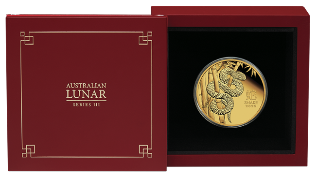 Australian Lunar Series III 2025 Year of the Snake. | Source: The Perth Mint