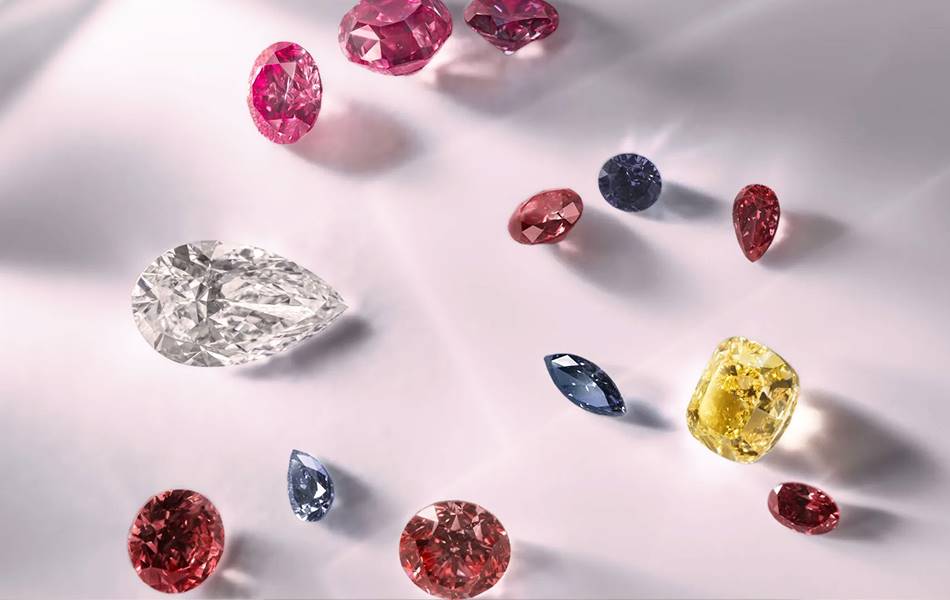 Rio Tinto has launched its 2024 Beyond Rare Tender, showcasing 48 lots of fancy colour diamonds. | Source: Only Natural Diamonds/Argyle Diamonds Pty Limited 2024