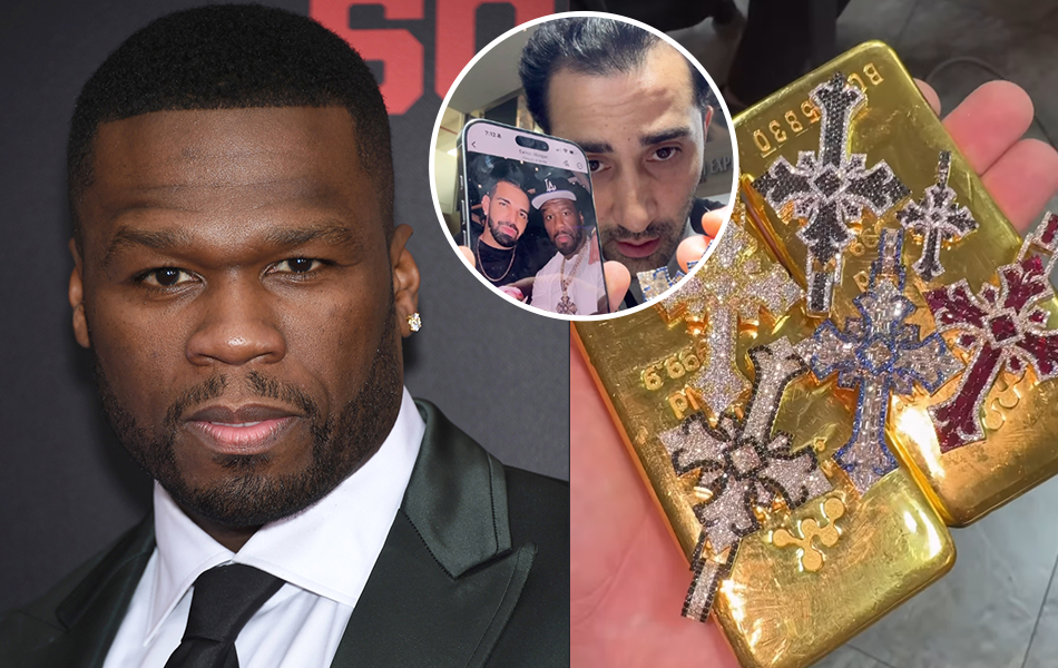 US rapper 50 Cent is suing a New York City jeweller for using his likeness to promote and sell luxury chains. | Source: Trax NYC