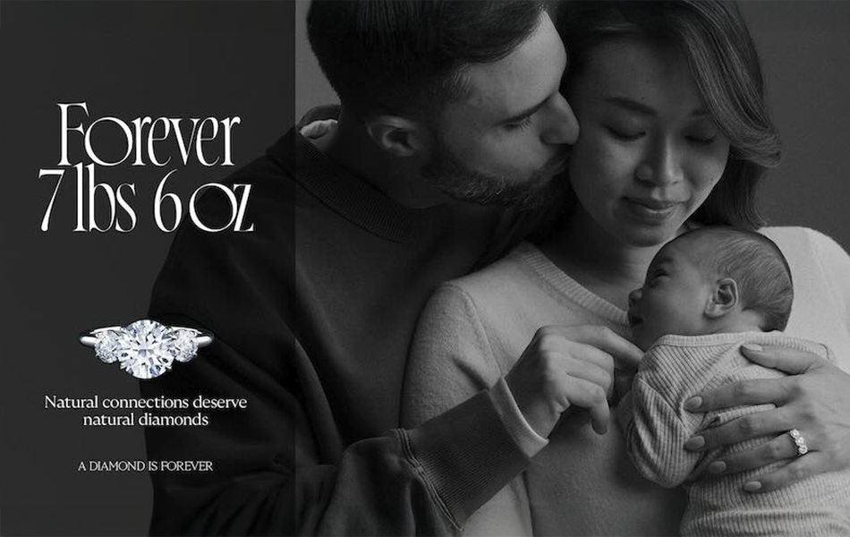 The De Beers Group has launched a new marketing campaign to elevate consumer interest in diamond jewellery during the all-important holiday season. | Source: JCK