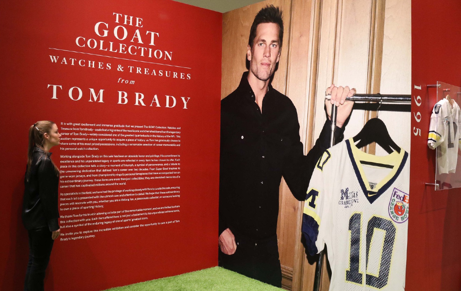 A collection of personal possessions, including several luxury watches belonging to legendary NFL player Tom Brady, generated significant interest at auction. | Source: Ana-Maria Prunariu/Forbes