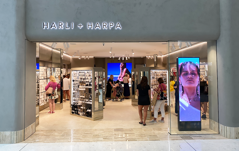 Australia’s newest fashion jewellery brand, Harli + Harpa, has opened 18 new stores in an intriguing conclusion to the year for the local market. | Source: Erina Fair