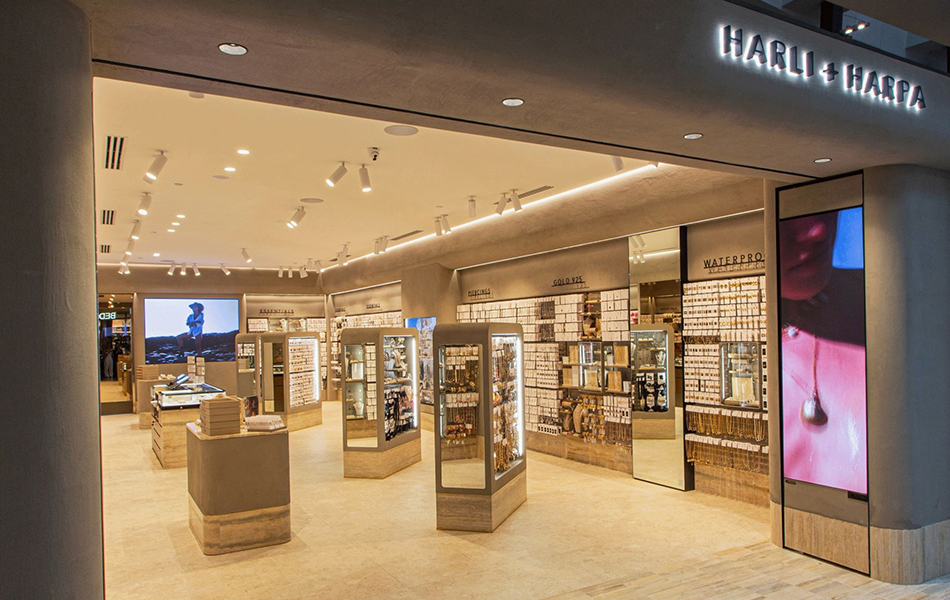 With locations in Melbourne, Sydney, Brisbane, Adelaide, and Perth, Harli + Harpa has opened 18 stores and positioned itself as an intriguing competitor for market leader Lovisa. | Source: Harli + Harpa