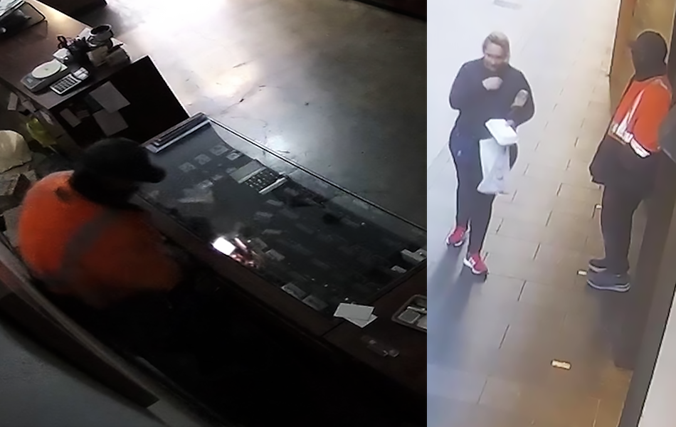 Victoria Police have released footage of a $100,000 jewellery heist in Melbourne’s CBD which occurred nearly 12 months ago, appealing to the public for assistance in identifying the suspects. | Source: Australian Community Media