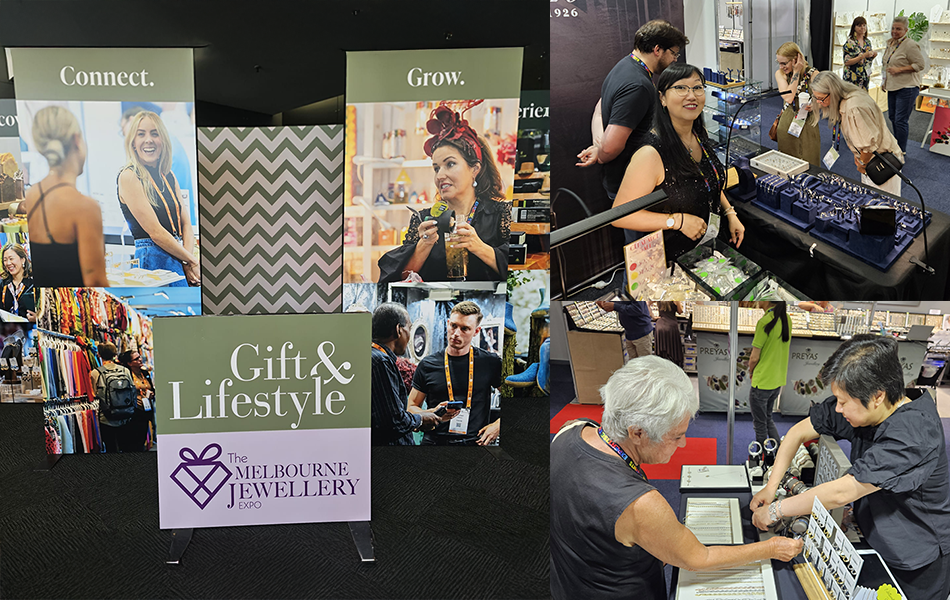 With Victoria in the midst of a scorching heat wave, the Australian jewellery industry sought the air-conditioned comfort of the Melbourne Jewellery Expo across three days.