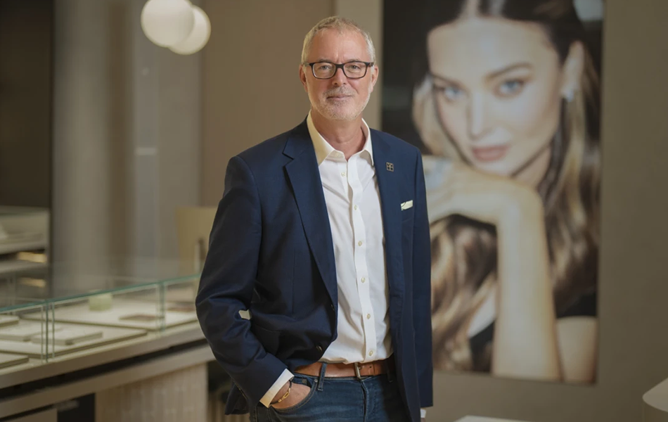 Michael Hill International CEO Daniel Bracken has outlined a cause for optimism following slow sales over the past six months. | Source: AFR/Eamon Gallagher