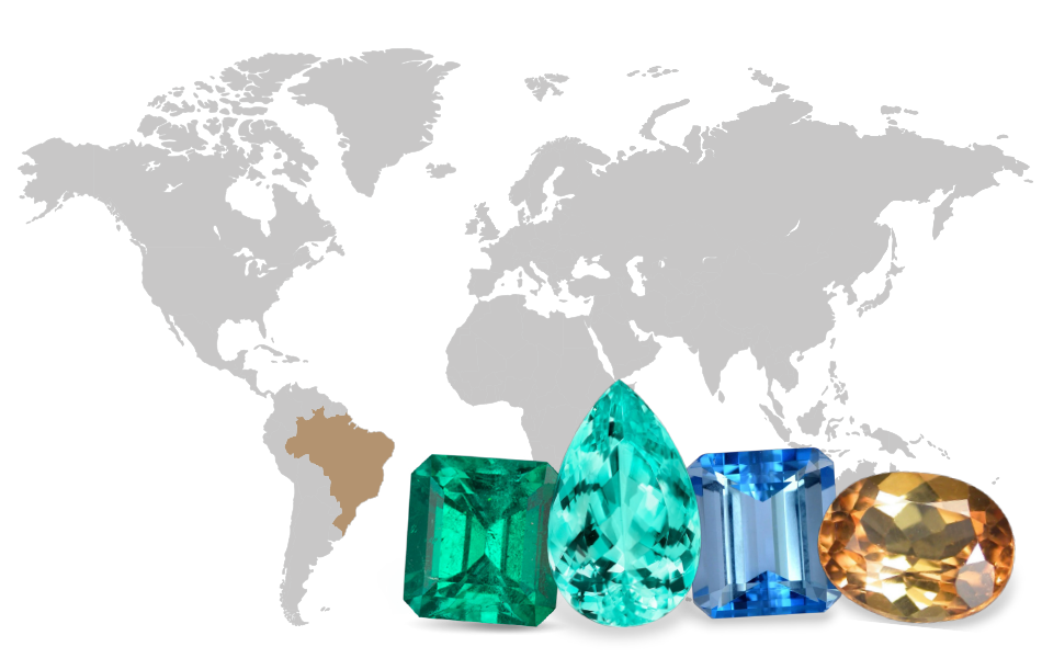 Brazil is home to more than a hundred different varieties of gemstones and plays a signi?cant role in the jewellery trade.