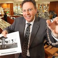 Paul Whitaker, the manager of Thomas Jewellers in Geelong.