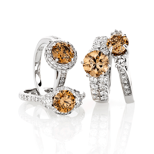 Sparkle Impex 'Desert Diamond' rings